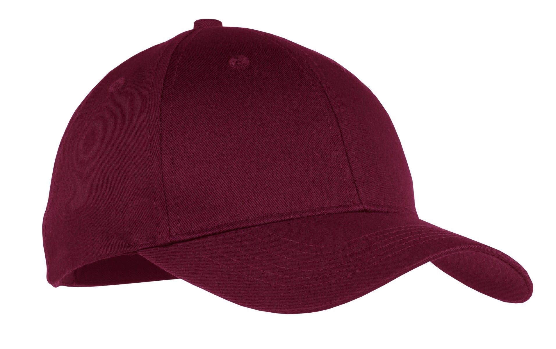 Custom Maroon Youth Six-Panel Twill Cap YCP80, personalized by SanCanDo Swag in Argyle, TX