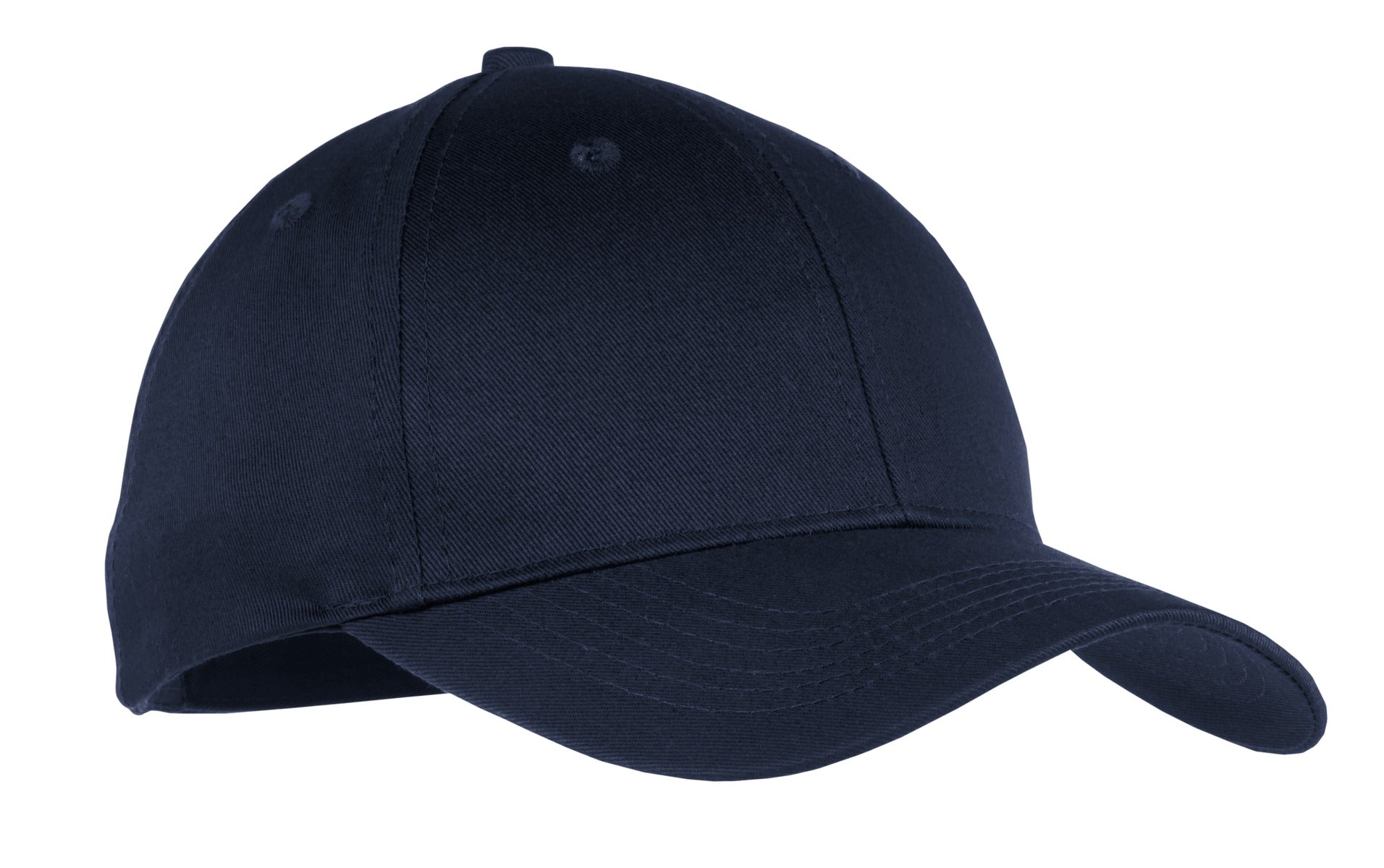 Custom Navy Youth Six-Panel Twill Cap YCP80, personalized by SanCanDo Swag in Argyle, TX
