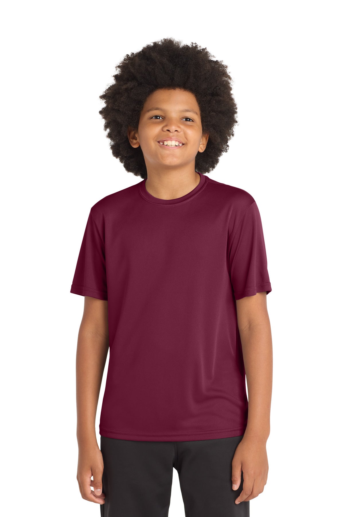 Custom Cardinal Youth Competitor Tee YST350, personalized by SanCanDo Swag in Argyle, TX