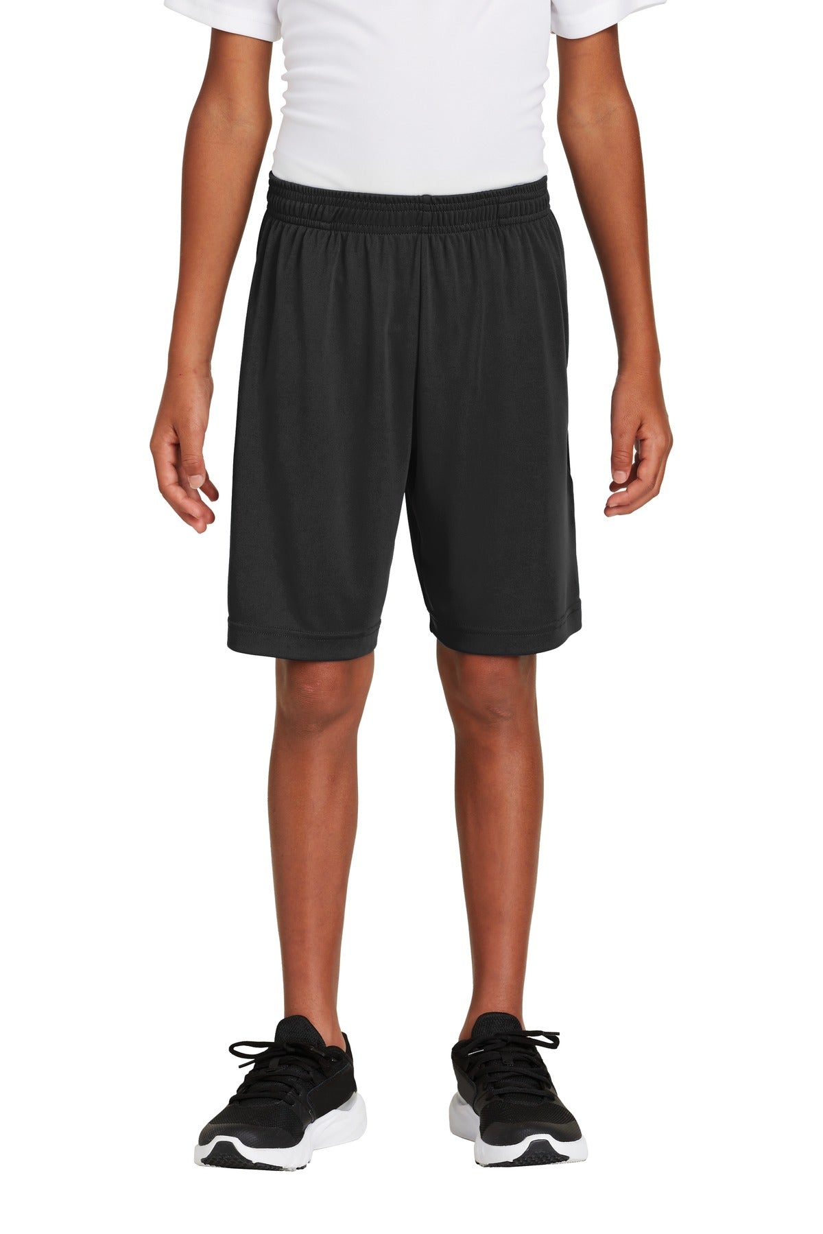 Custom Black PosiCharge Competitor Pocketed Short YST355P, personalized by SanCanDo Swag in Argyle, TX
