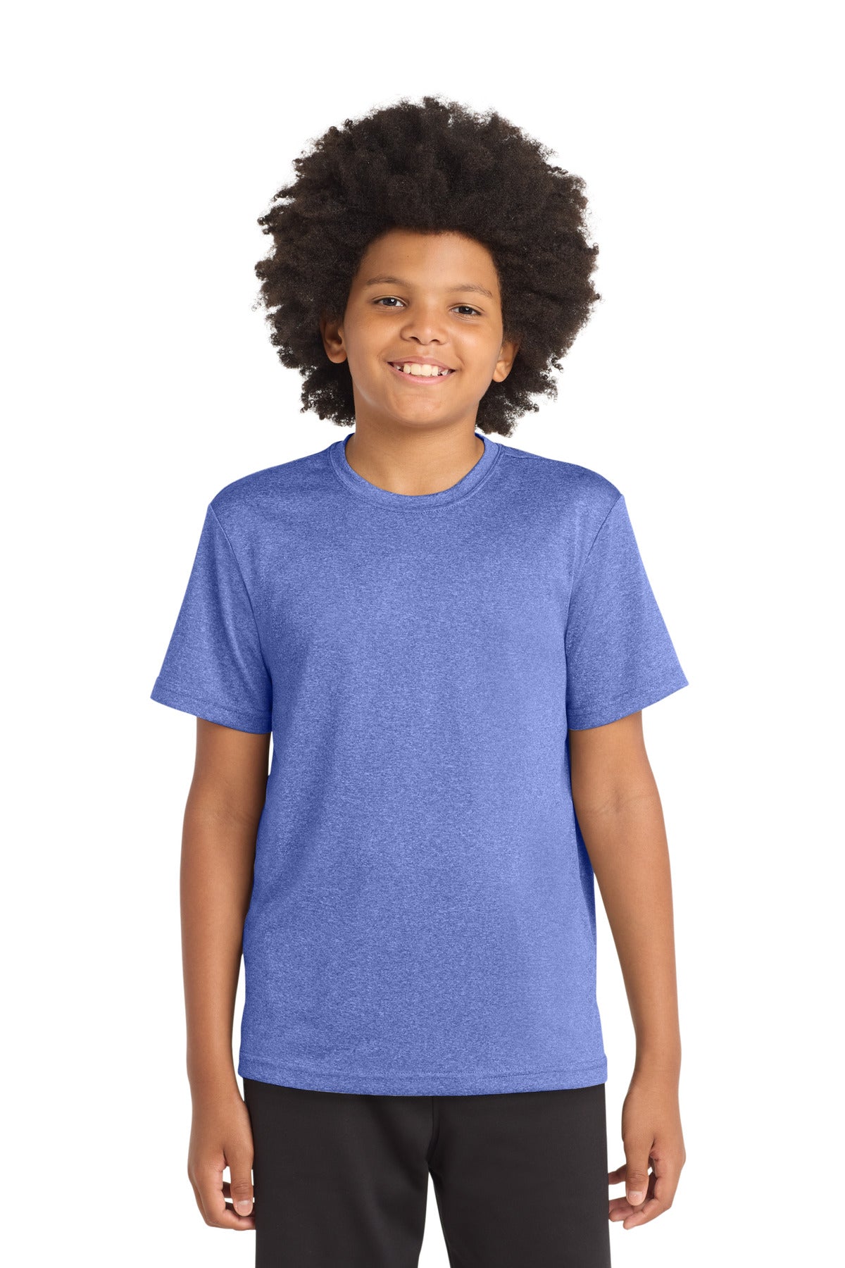 Custom True Royal Heather Youth Heather Contender Tee YST360, personalized by SanCanDo Swag in Argyle, TX
