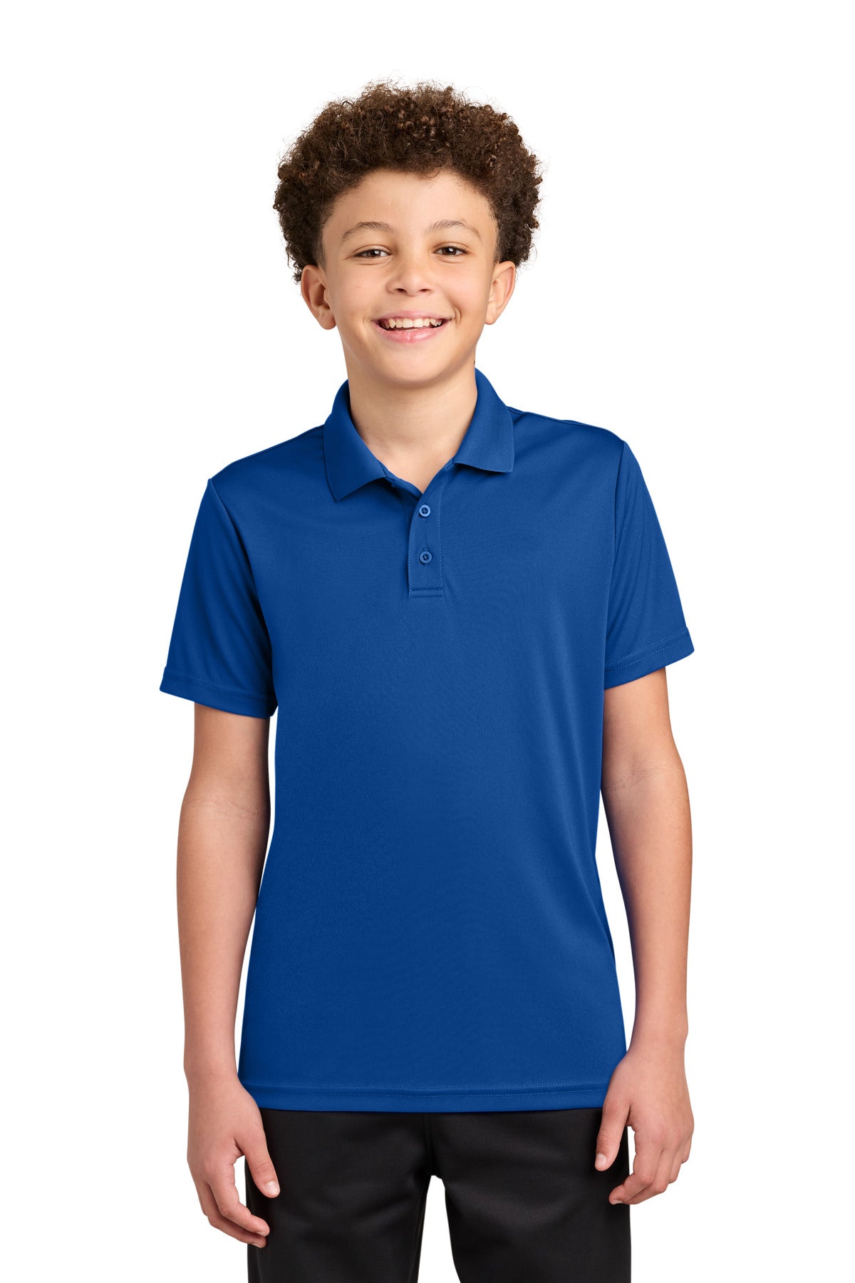 Custom True Royal Youth Competitor Polo YST550, personalized by SanCanDo Swag in Argyle, TX