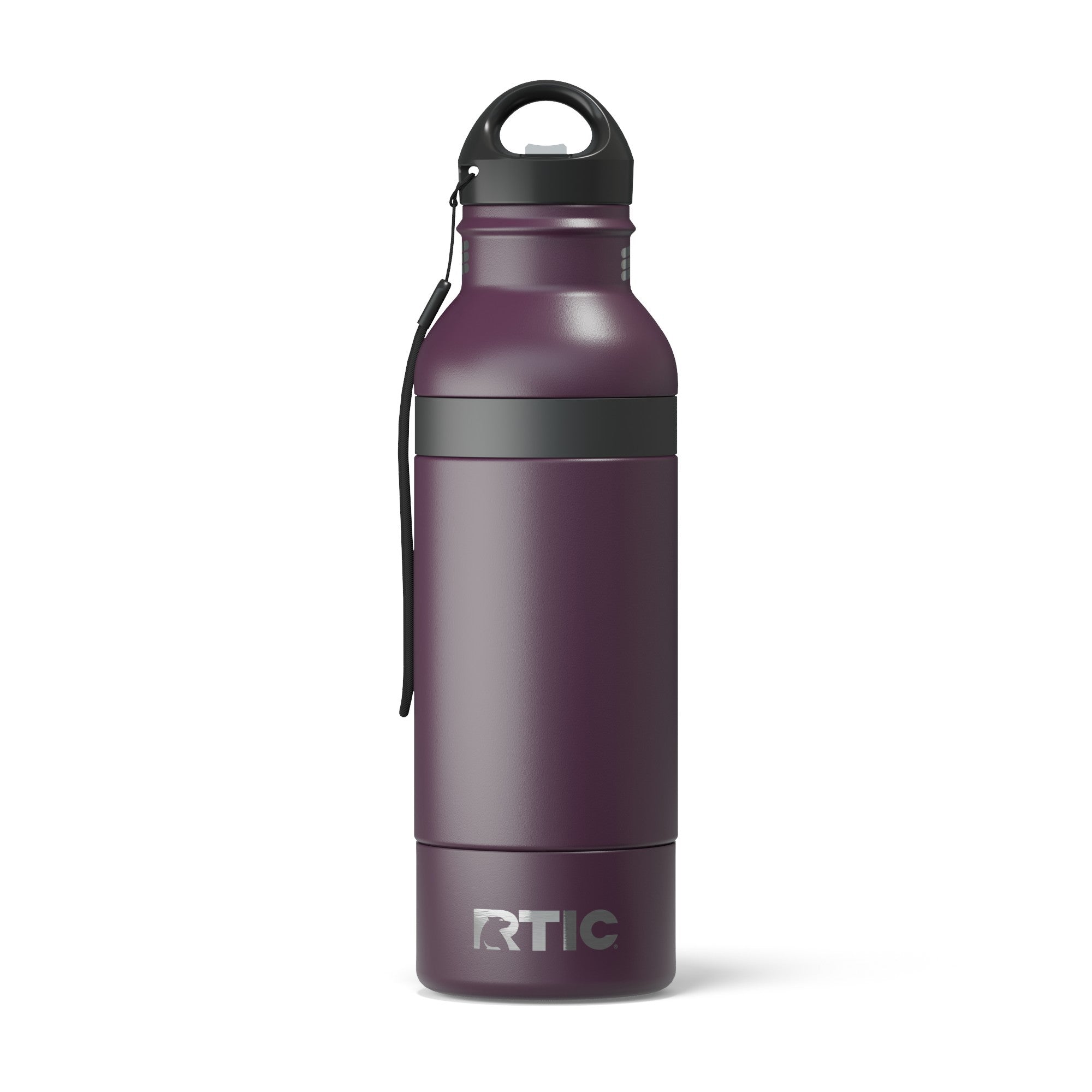 Custom Plum RTIC All-in-One Bottle Chiller, personalized by SanCanDo Swag in Argyle, TX