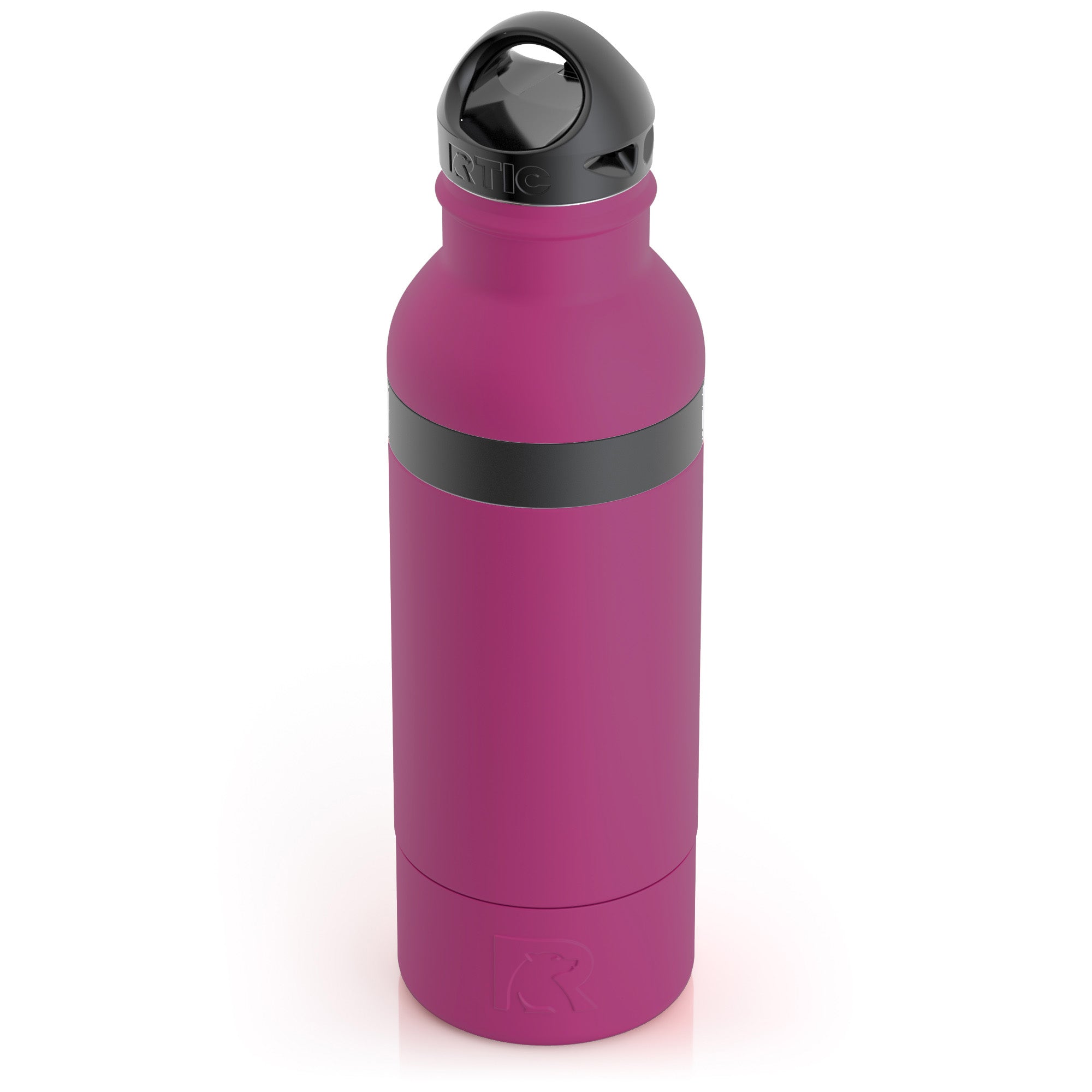 Custom Very Berry RTIC All-in-One Bottle Chiller, personalized by SanCanDo Swag in Argyle, TX
