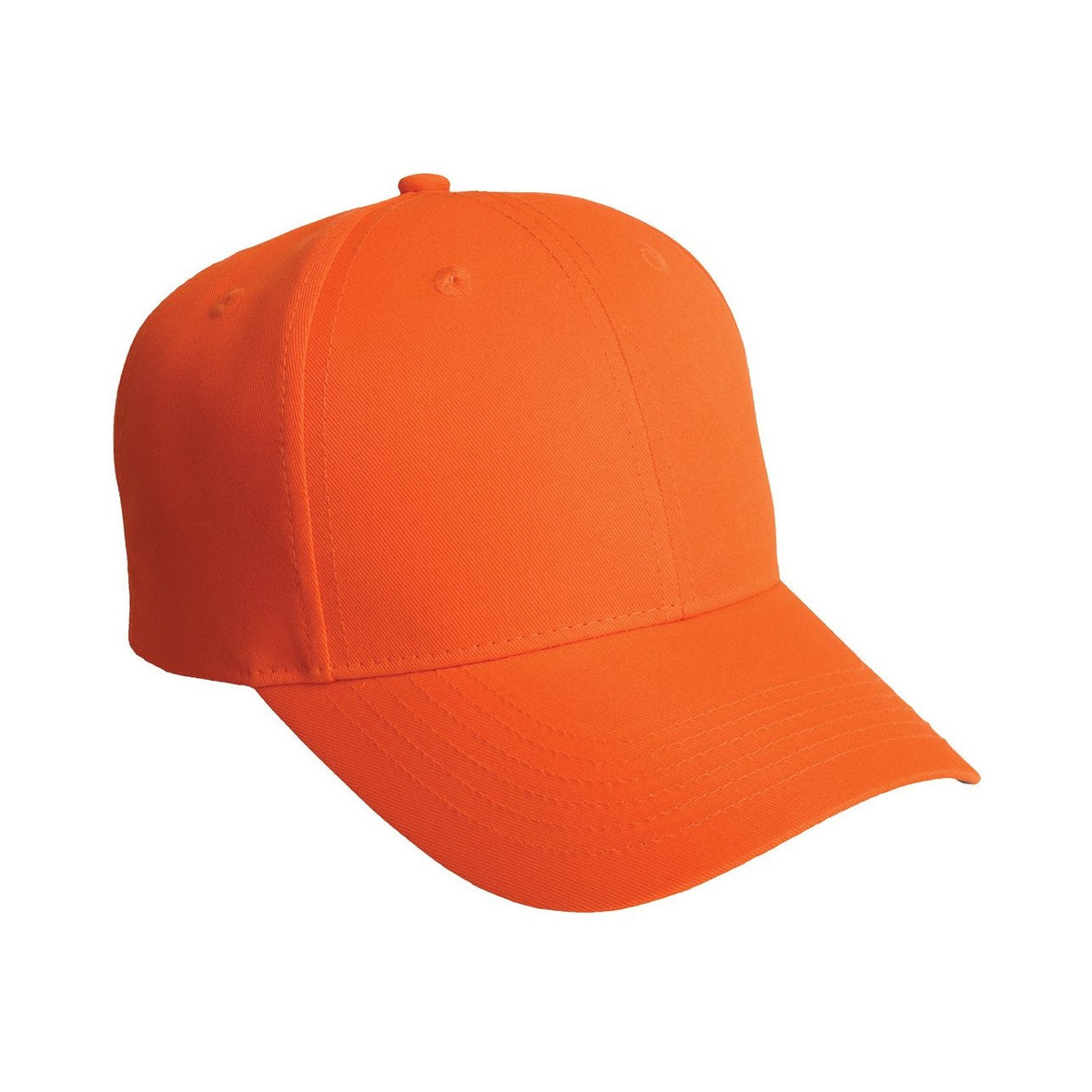 Custom Safety Orange Solid Enhanced Visibility Cap C806, personalized by SanCanDo Swag in Argyle, TX