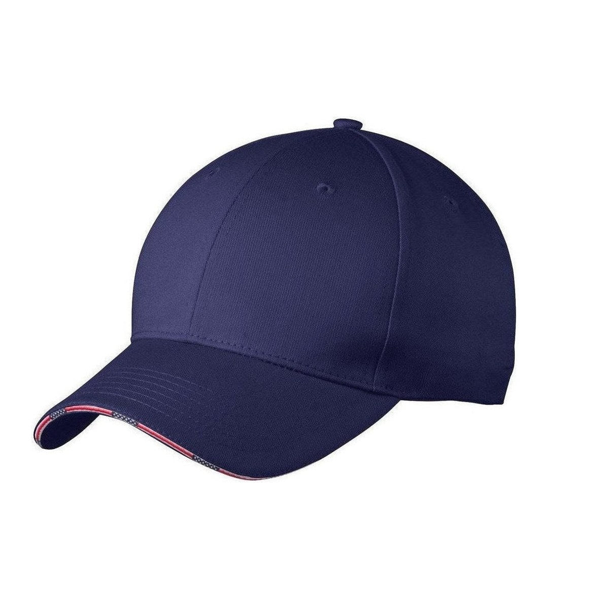 Custom Blue Crush Americana Flag Sandwich Cap C829, personalized by SanCanDo Swag in Argyle, TX