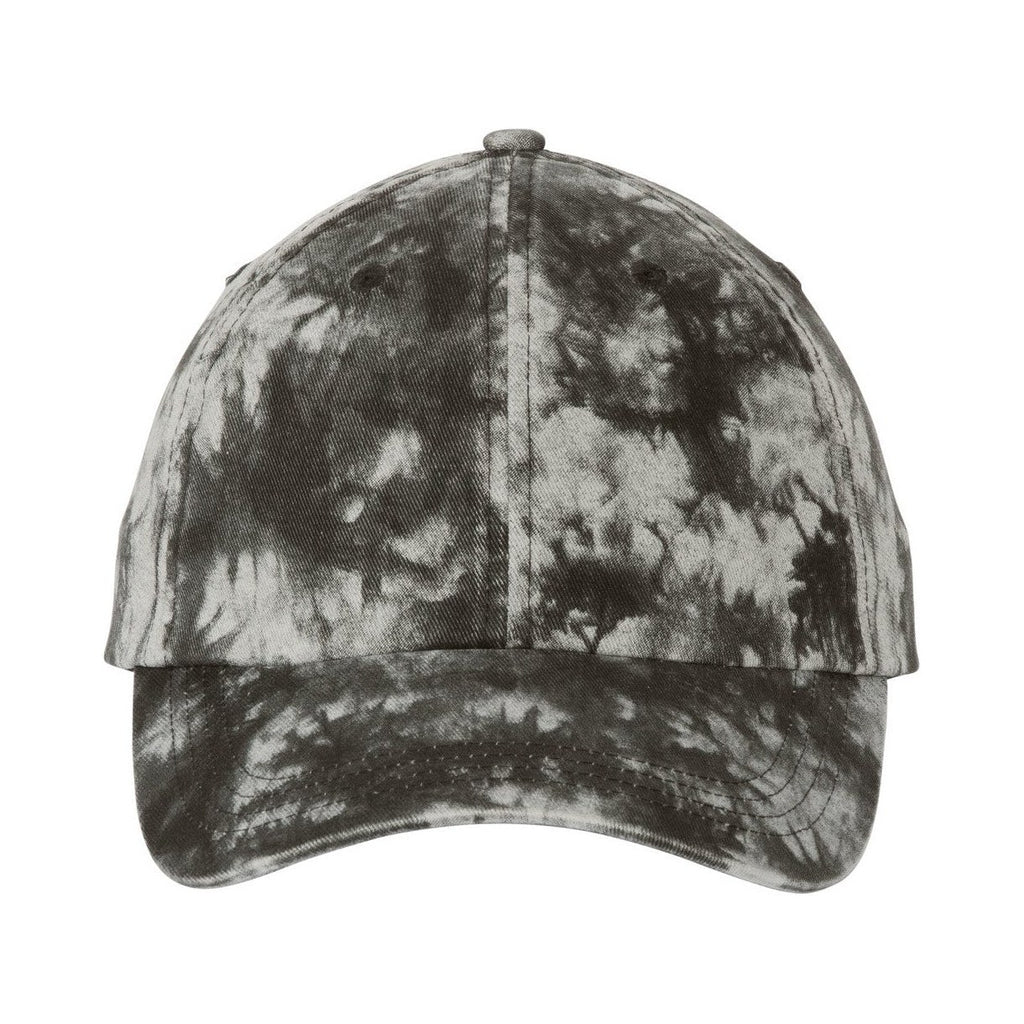 Custom Black Tie-Dye Cap C961, personalized by SanCanDo Swag in Argyle, TX