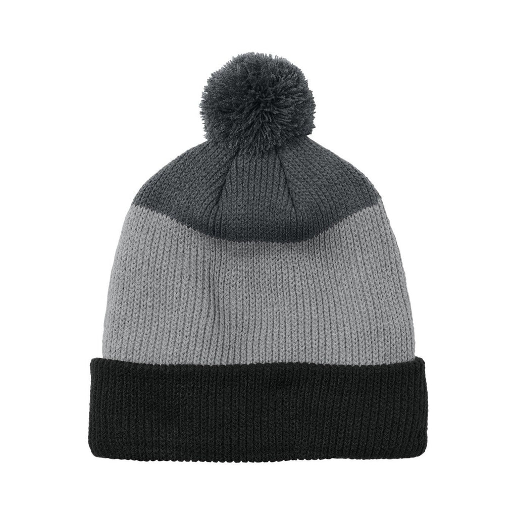 Deep Black/ Gusty Grey/ Storm Grey | Front | hat_front