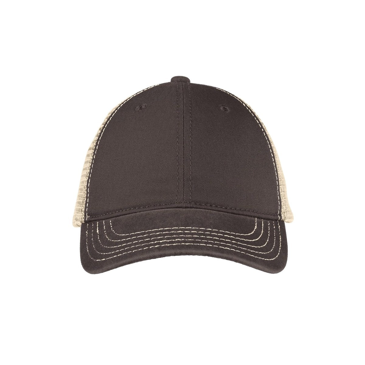 Chocolate Brown/ Stone | Front | hat_front