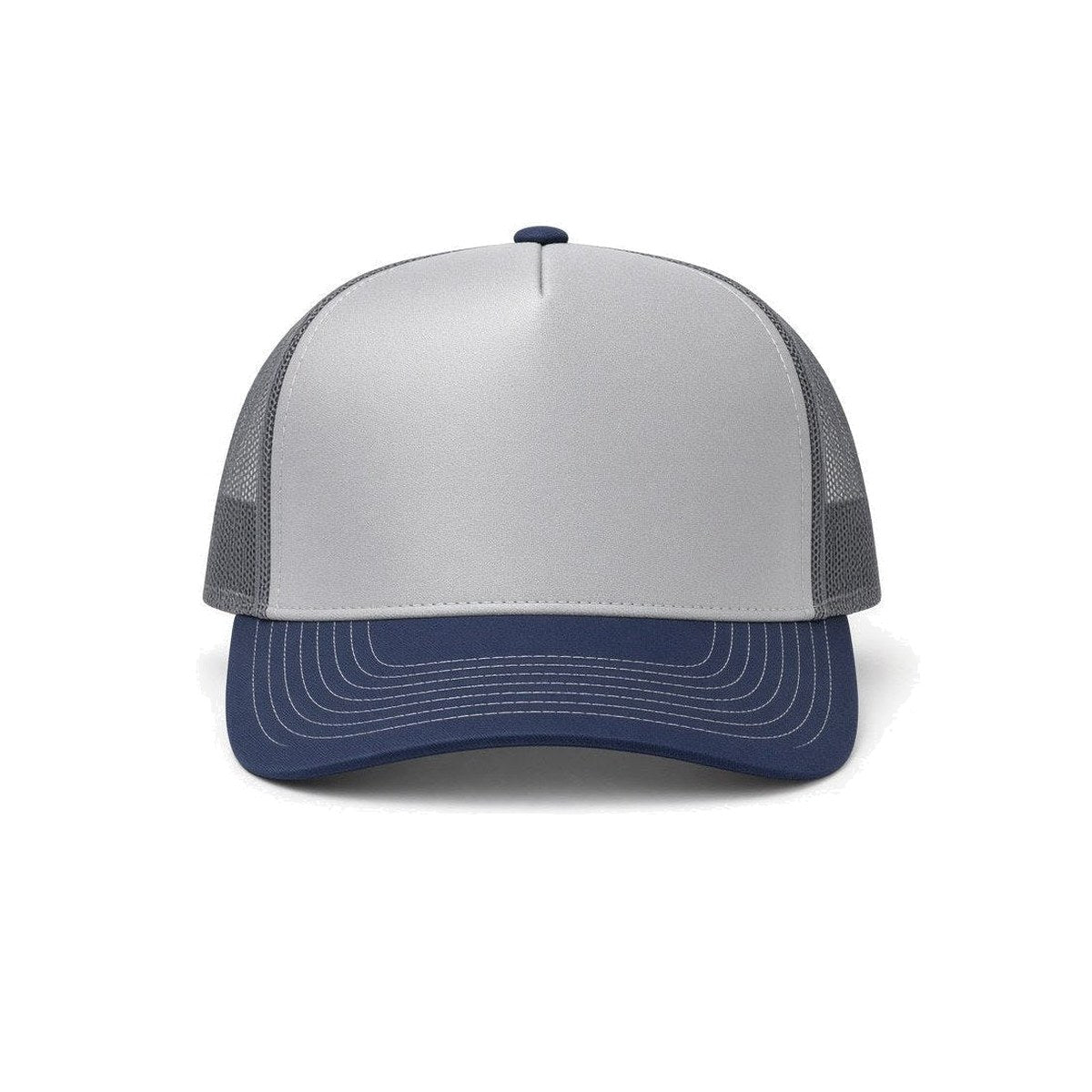 Chrome/ New Navy/ Charcoal | Front | hat_front