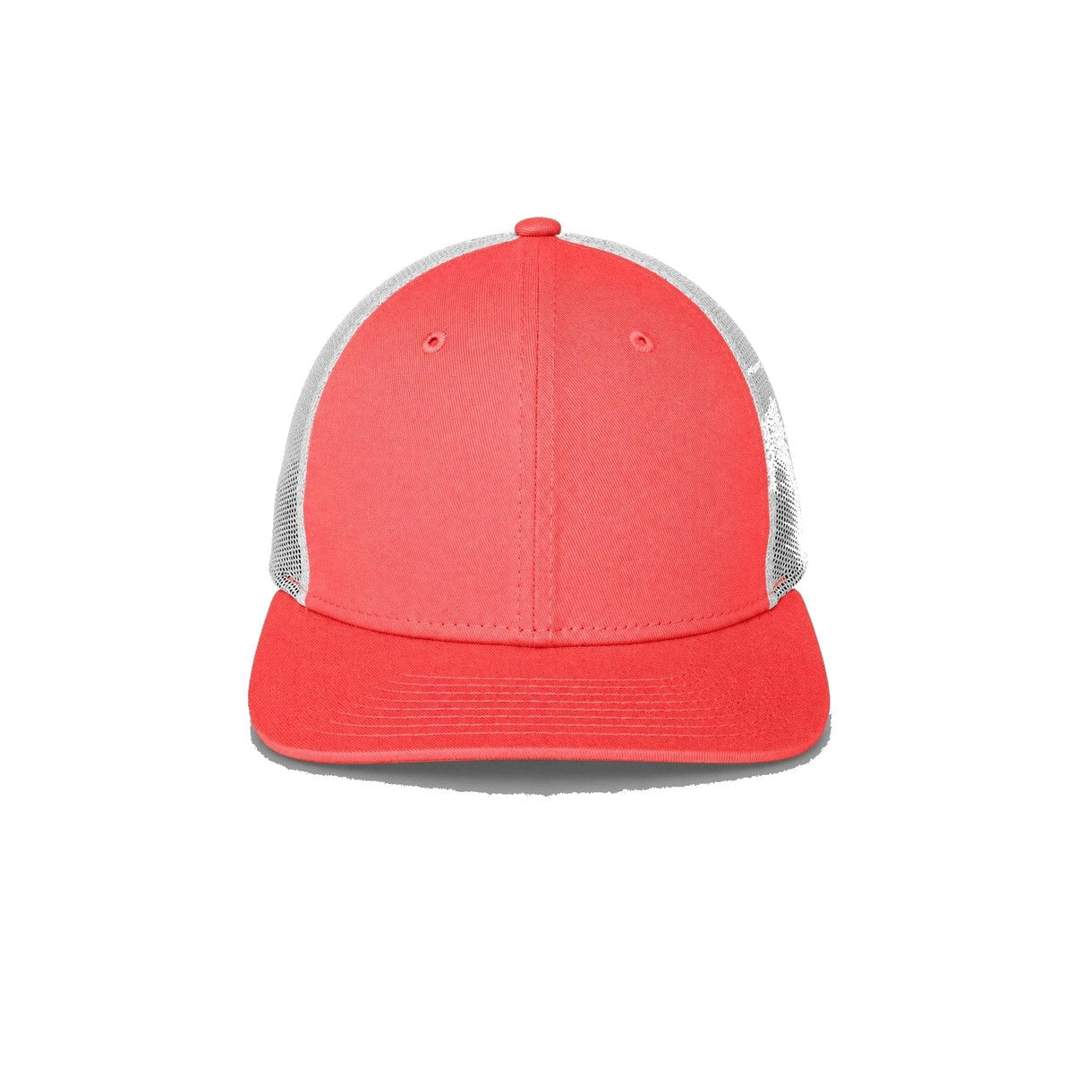 Coral/ White | Front | hat_front