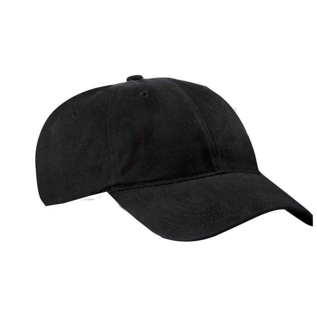 Custom Black Brushed Twill Low Profile Cap CP77, personalized by SanCanDo Swag in Argyle, TX