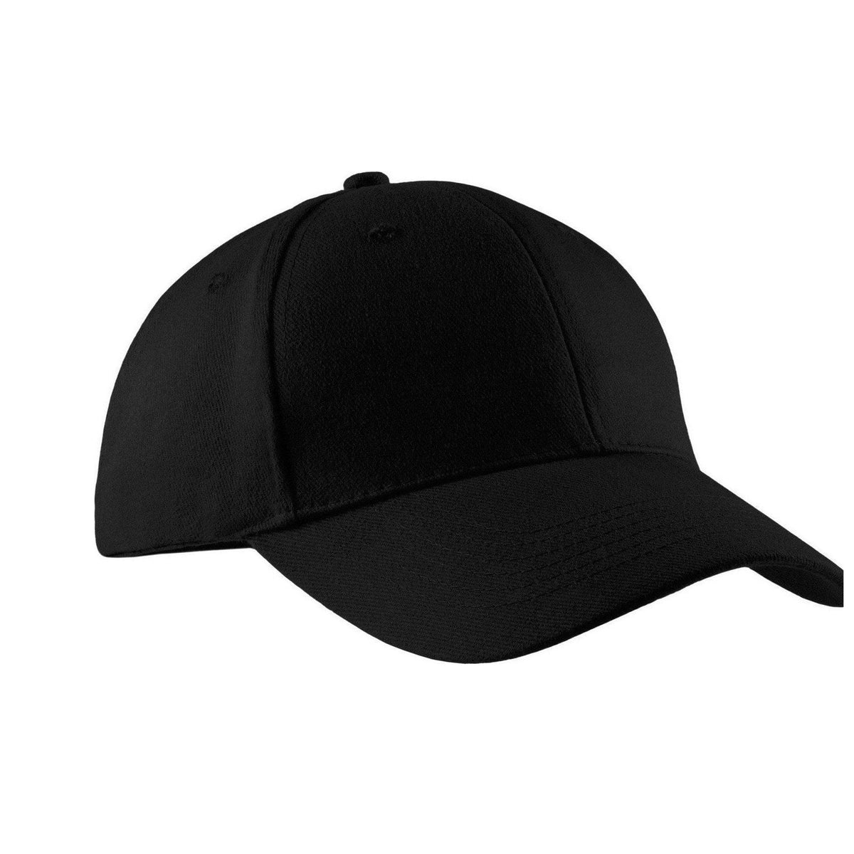 Custom Black Brushed Twill Cap CP82, personalized by SanCanDo Swag in Argyle, TX
