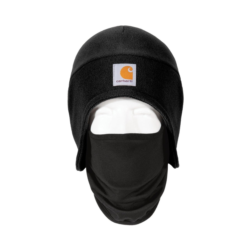 Custom Black Fleece 2-In-1 Headwear CTA202, personalized by SanCanDo Swag in Argyle, TX
