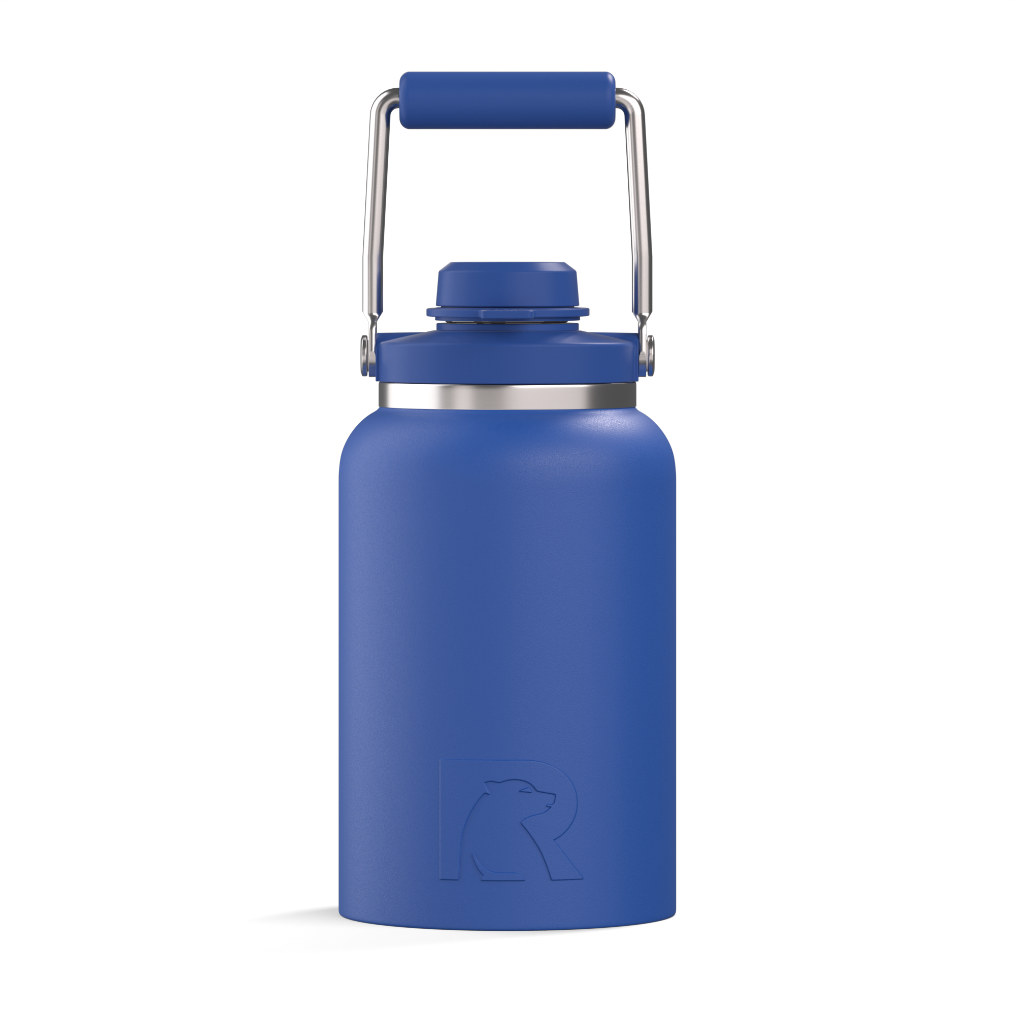 Custom Cobalt RTIC Half Gallon Outback Jug, personalized by SanCanDo Swag in Argyle, TX