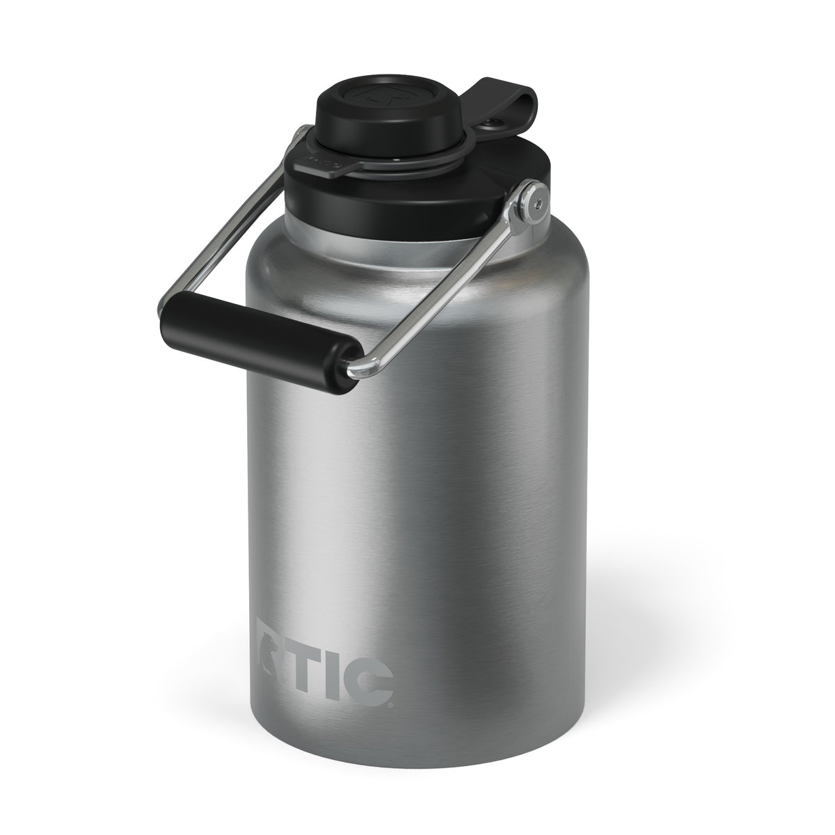 Custom RTIC Half Gallon Outback Jug in Stainless, personalized by SanCanDo Swag in Argyle, TX