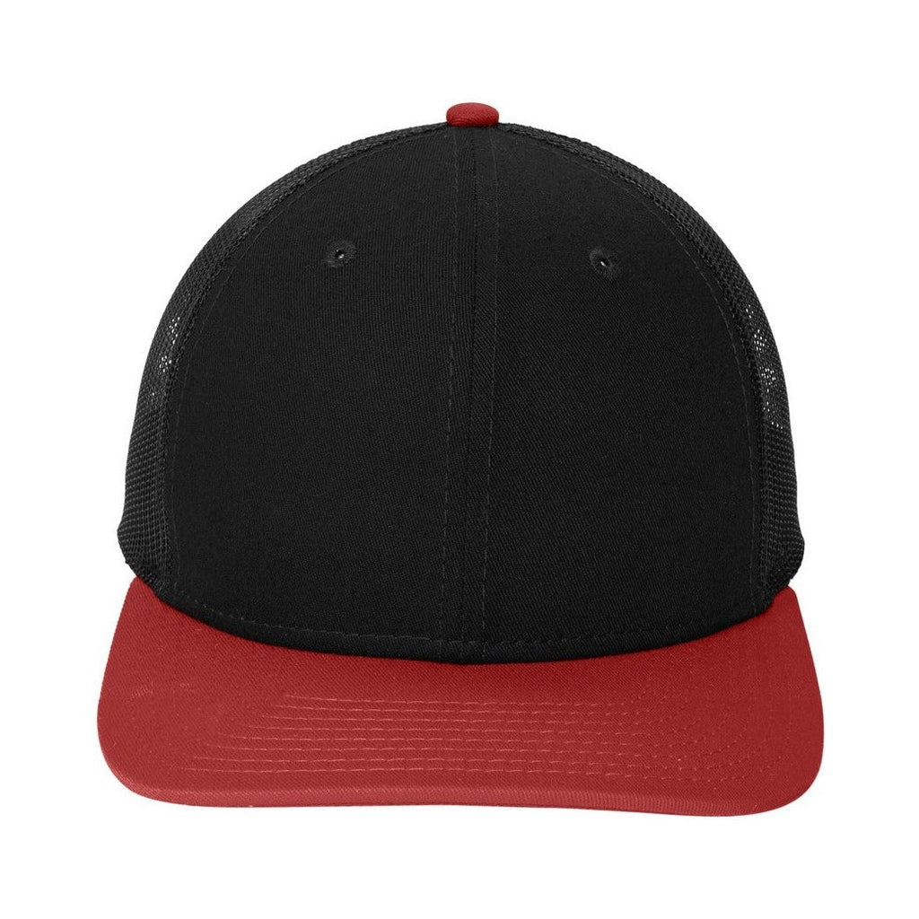 Black/ Scarlet | Front | hat_front