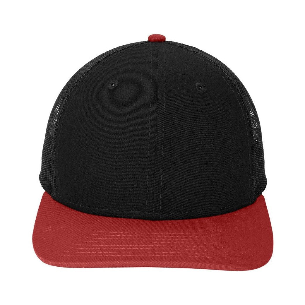 Black/ Scarlet | Front | hat_front