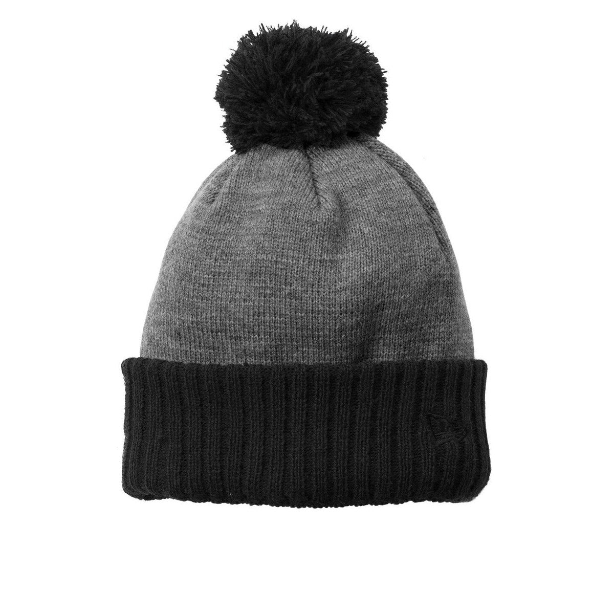 Black/ Heather Grey | Front | hat_front