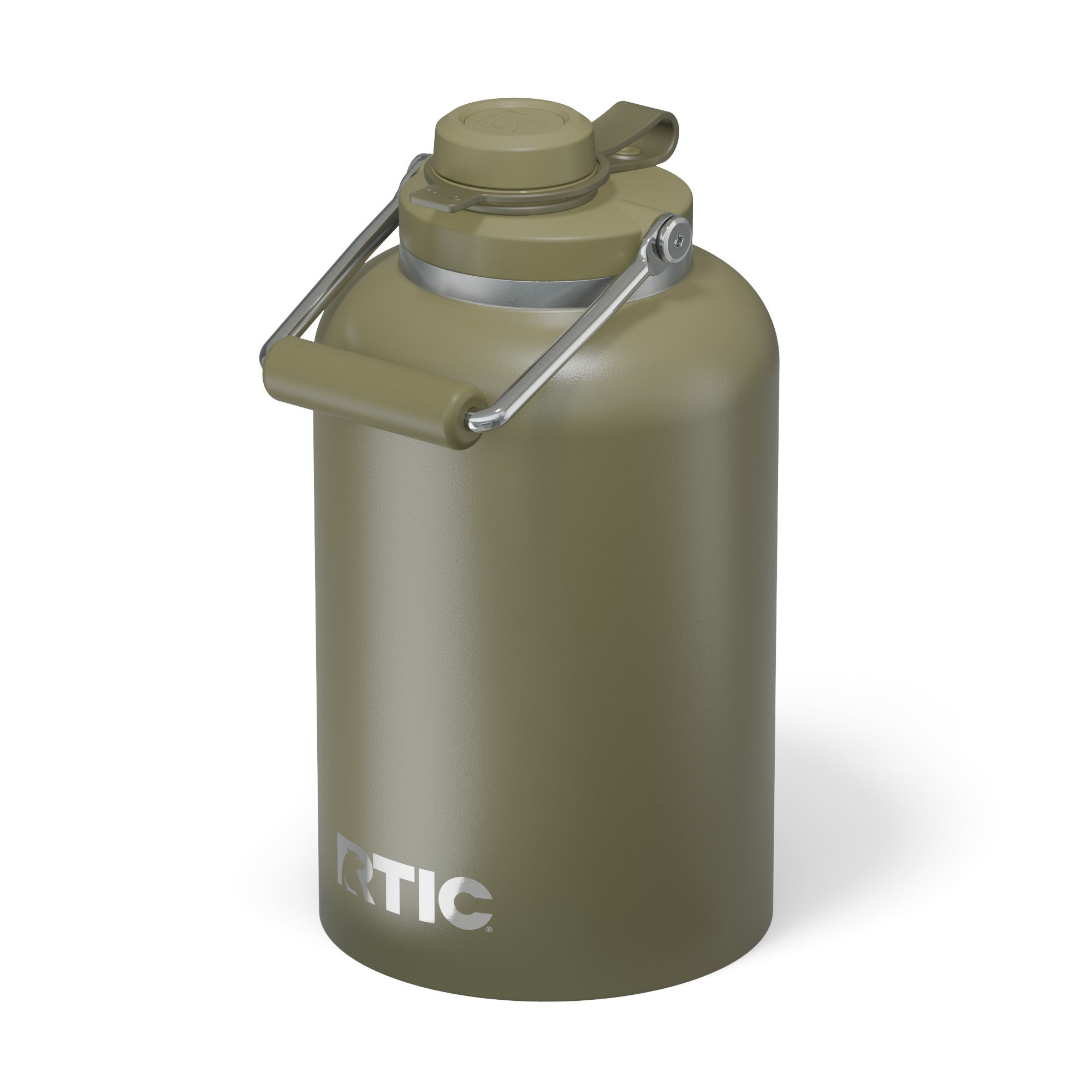 Custom Olive RTIC One Gallon Outback Jug, personalized by SanCanDo Swag in Argyle, TX
