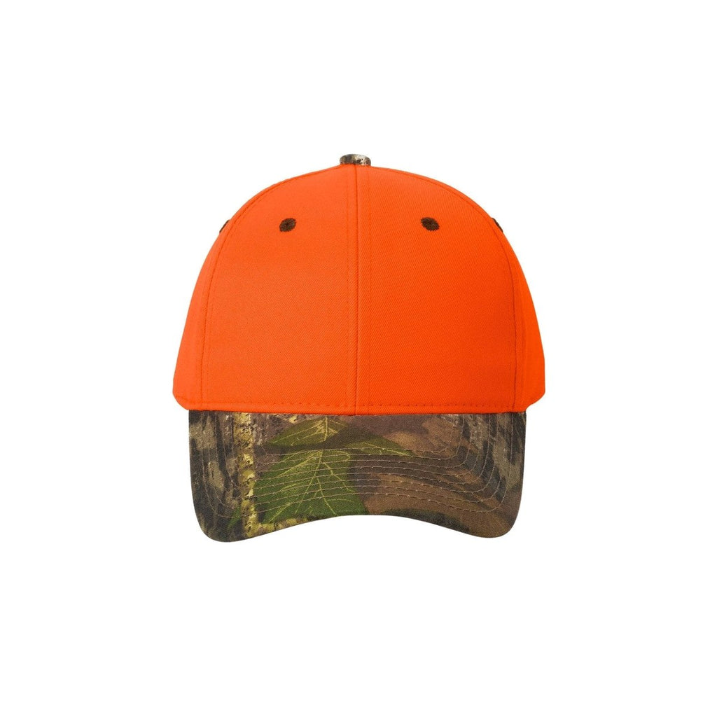 Orange Blaze/ Mossy Oak New Break-Up | Front | hat_front
